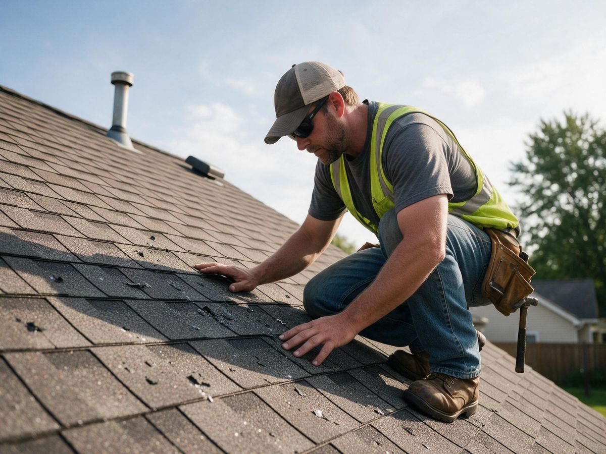 roofing project in New Haven, IN